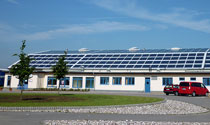Referenz - Solaranlage auf der Sporthalle in Bentwisch